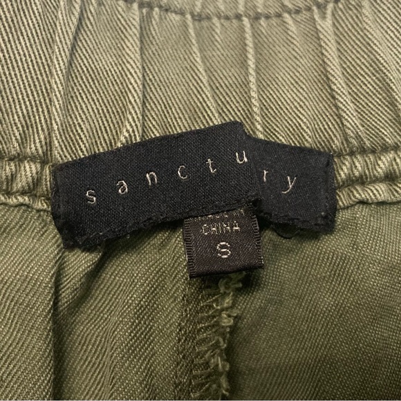 Sanctuary Green Drawstring Joggers - Picture 3 of 3